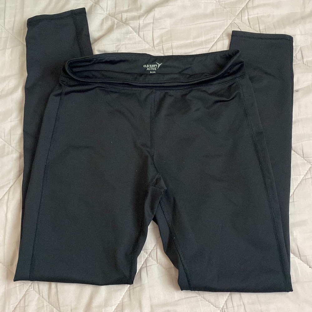 old navy work out leggings, girls size 14